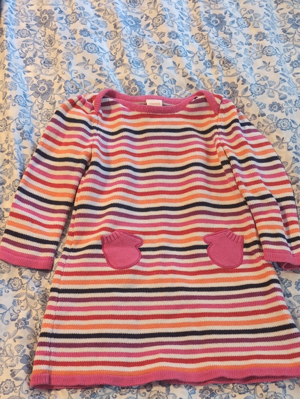 Gymboree Pink Striped Baby Sweater